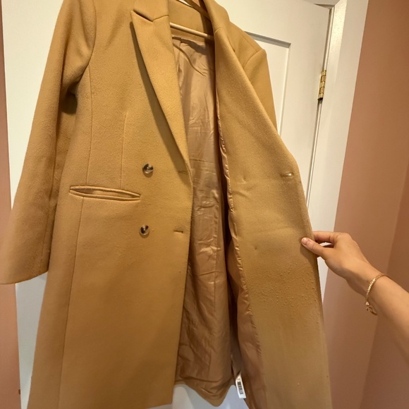 Joe Fresh camel coat winter fall autumn beige - Picture 5 of 9